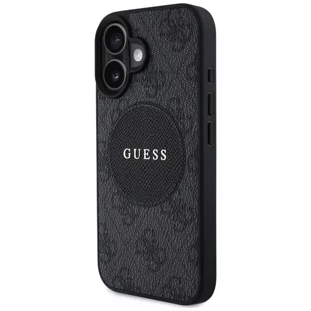 Guess 4G Circle Classic Logo MagSafe case for iPhone 16 - black 8