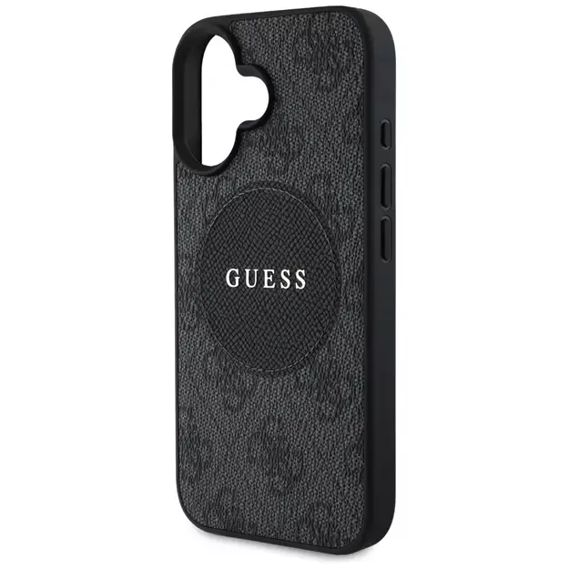 Guess 4G Circle Classic Logo MagSafe case for iPhone 16 - black 12