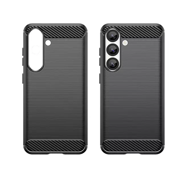 Carbon Case Flexible Silicone for Nothing Phone (3a) - Black 1