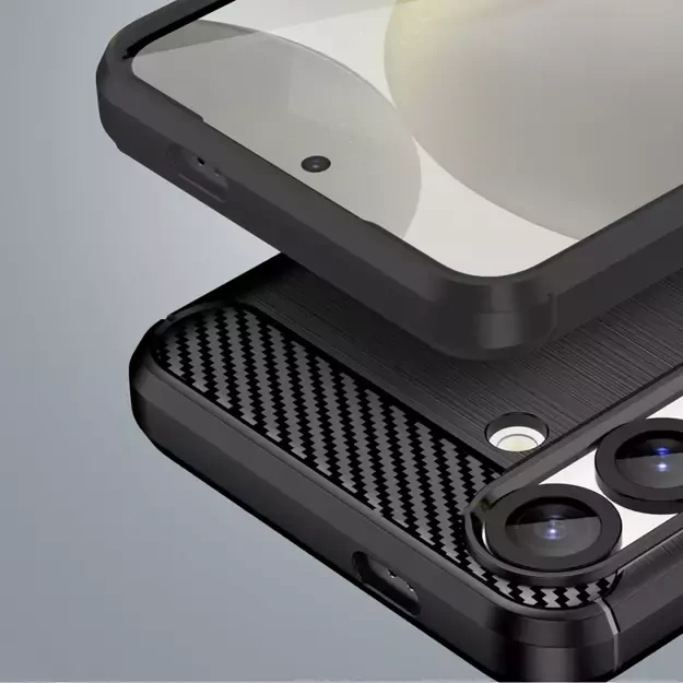 Carbon Case Flexible Silicone for Nothing Phone (3a) - Black 6