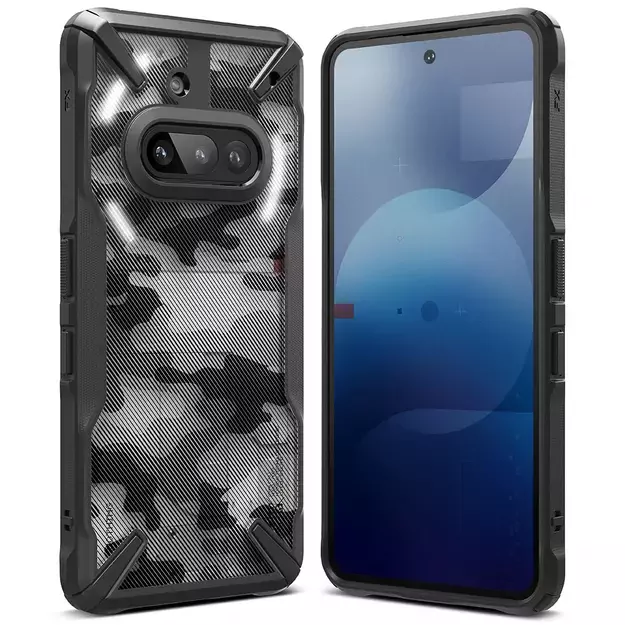 Ringke Fusion X Case for Nothing Phone 3A - Clear Grey 7