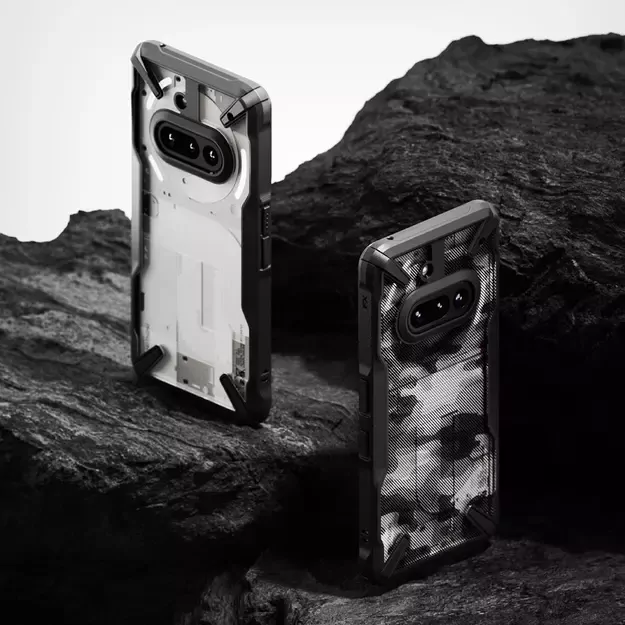 Ringke Fusion X Case for Nothing Phone 3A - Clear Grey 12
