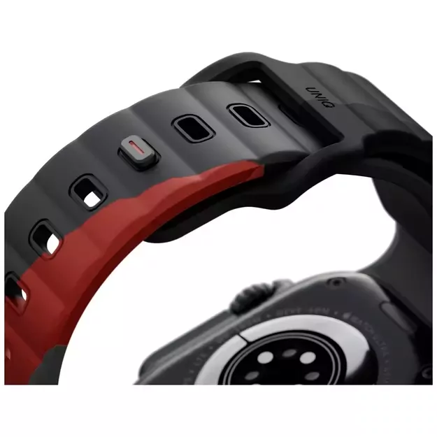 Uniq Stride De Rubber Strap for Apple Watch 44 / 45 / 46 / 49 mm - Gray 1