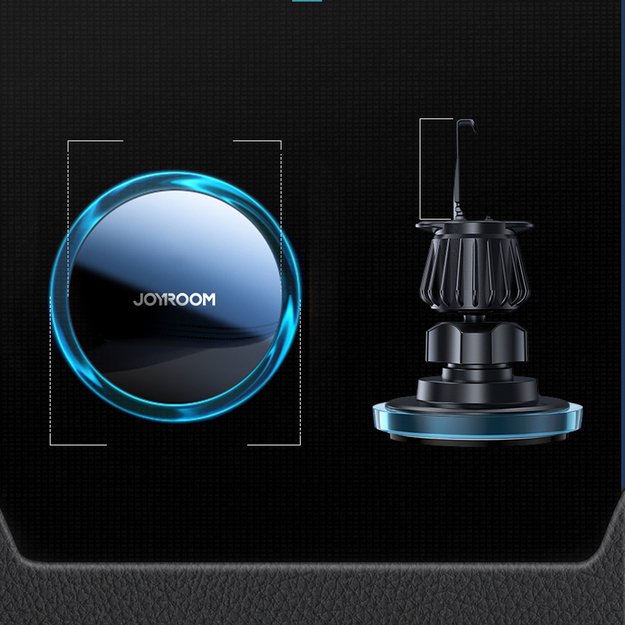 Joyroom car phone holder with 15W Qi inductive charger (MagSafe compatible) for air vent, silver (JR-ZS291) 5