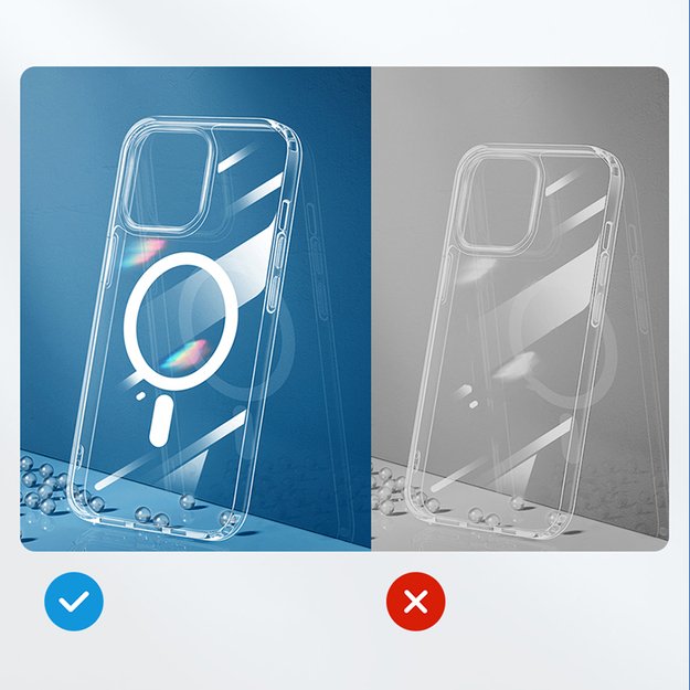 Joyroom car phone holder with 15W Qi inductive charger (MagSafe compatible) for air vent, silver (JR-ZS291) 16