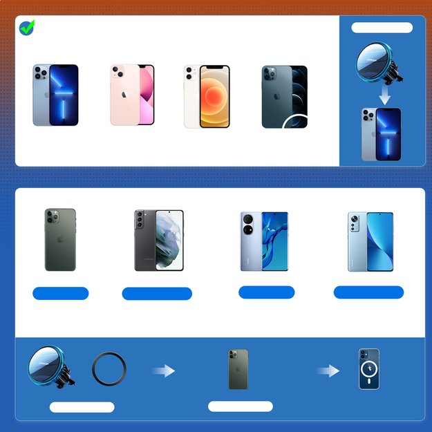 Joyroom car phone holder with 15W Qi inductive charger (MagSafe compatible) for air vent, silver (JR-ZS291) 17