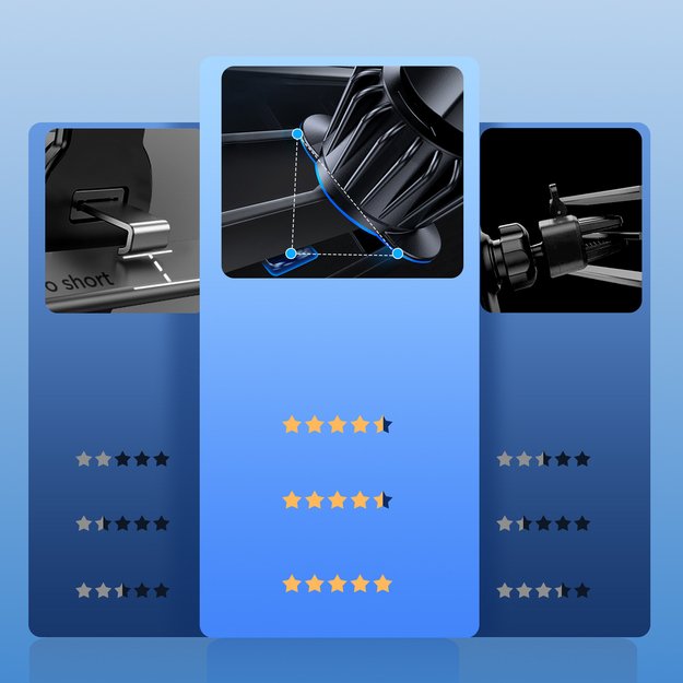 Joyroom car phone holder with 15W Qi inductive charger (MagSafe compatible) for air vent, silver (JR-ZS291) 19