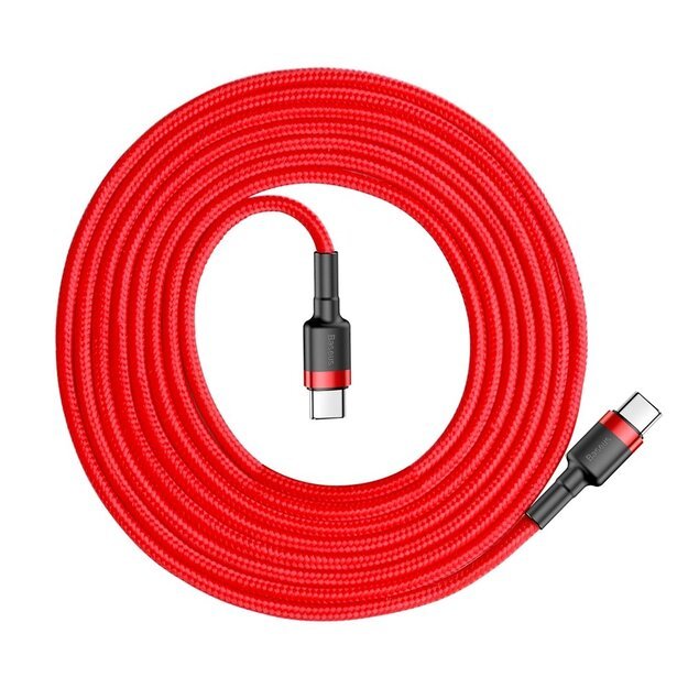 Baseus CATKLF-H09 USB-C - USB-C PD QC cable 60W 3A 480Mb/s 2m - red 4