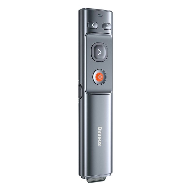 Baseus Orange Dot Wireless Laser Pointer for Presentations - Gray (Battery Not Included) 1