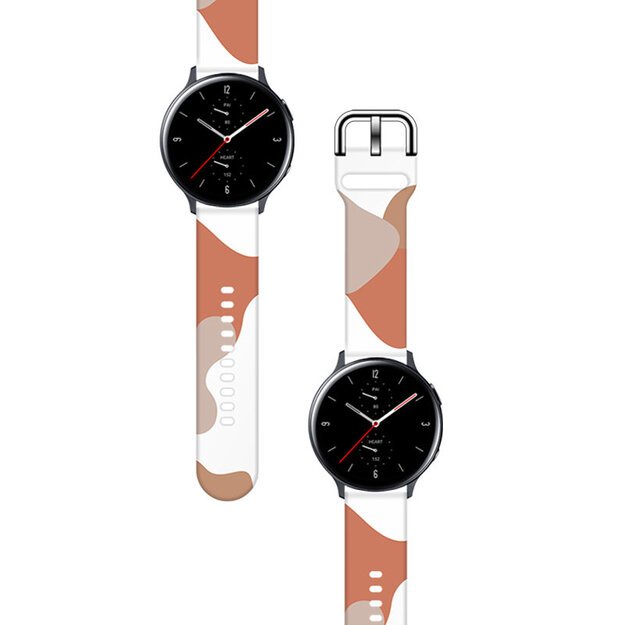 Strap Moro for Samsung Galaxy Watch 40 / 41 / 42 / 43 / 44 mm silicone bracelet watch band - pattern 5 1