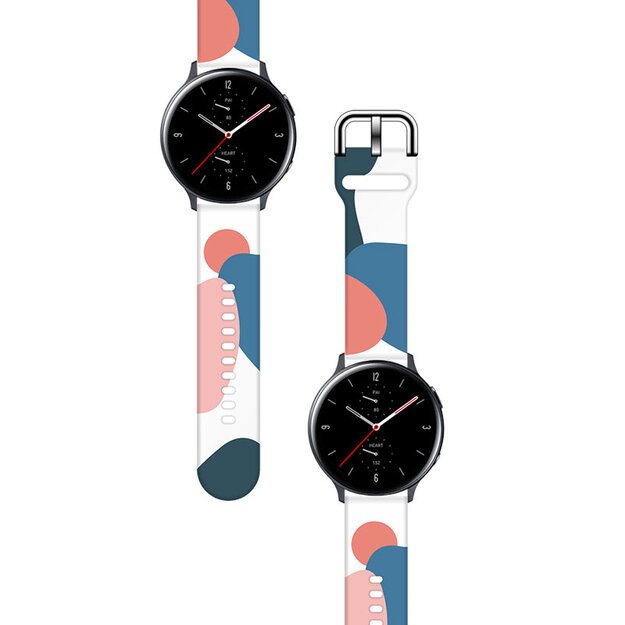 Strap Moro for Samsung Galaxy Watch 45 / 46 / 47 mm silicone bracelet watch band - pattern 10 1