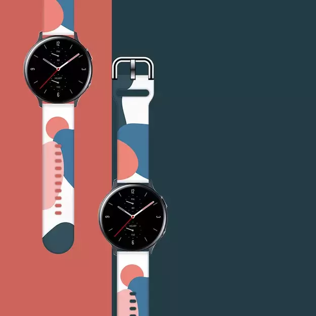Strap Moro for Samsung Galaxy Watch 45 / 46 / 47 mm silicone bracelet watch band - pattern 10 2