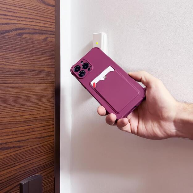 Card Armor Case Pouch Cover for Xiaomi Redmi 10X 4G / Xiaomi Redmi Note 9 Card Wallet Silicone Armor Cover Air Bag Raspberry 6