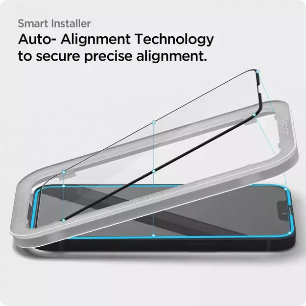 Spigen ALM Glass FC Tempered Glass for iPhone 13 / 13 Pro / 14 - Black 13