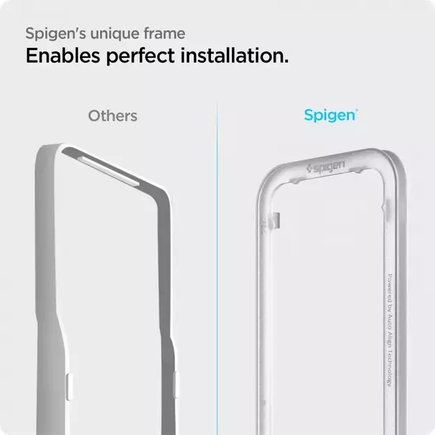 Spigen ALM Glass FC Tempered Glass for iPhone 13 / 13 Pro / 14 - Black 14