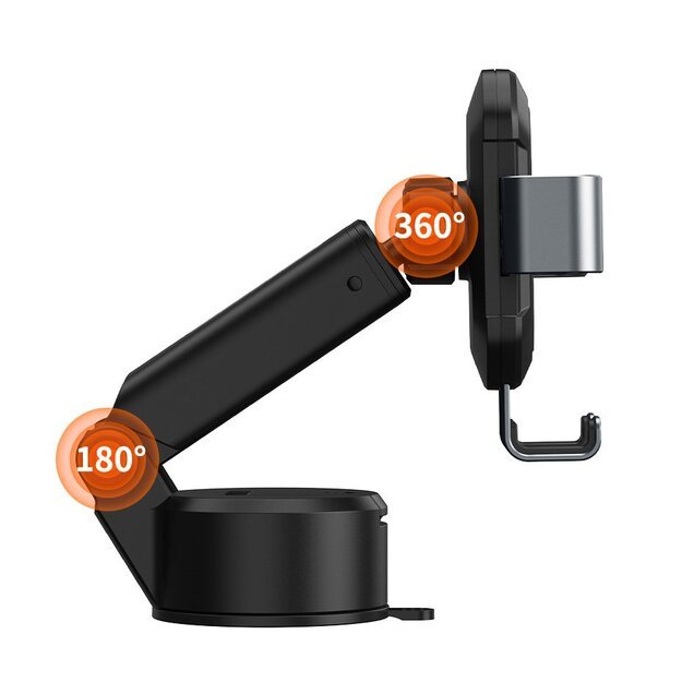 Baseus telescopic gravity car holder for the windshield black (SUYL-TK01) 15