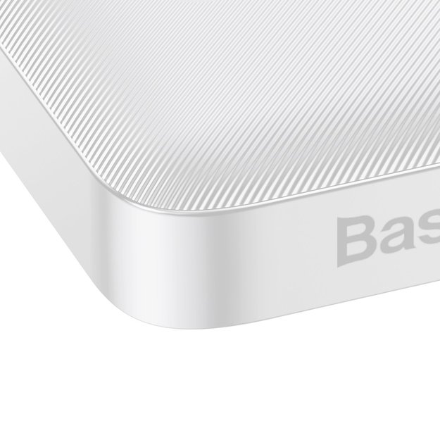 Baseus Bipow powerbank with display 10000mAh 15W white (Overseas Edition) + USB-A - Micro USB cable 0.25m white (PPBD050002) 3