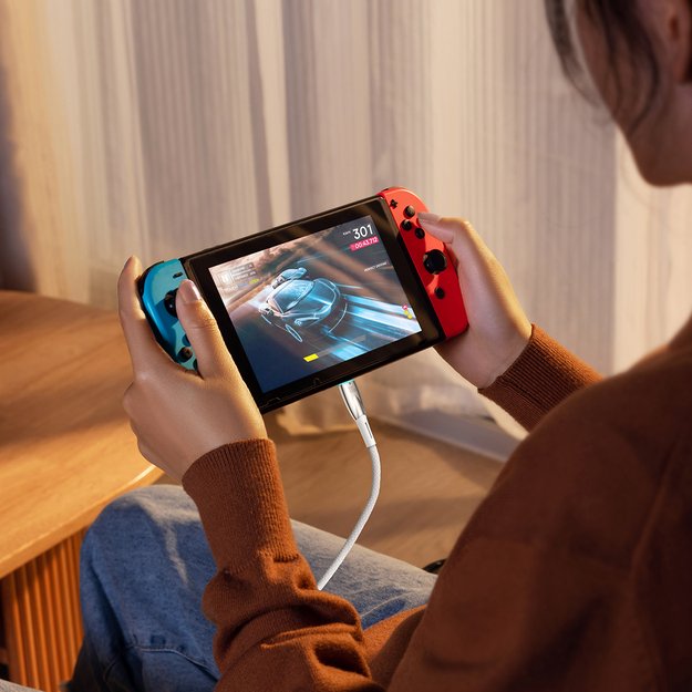 Baseus CADH000802 USB-C - USB-C PD cable 100W 5A 480Mb/s 2m - white 7