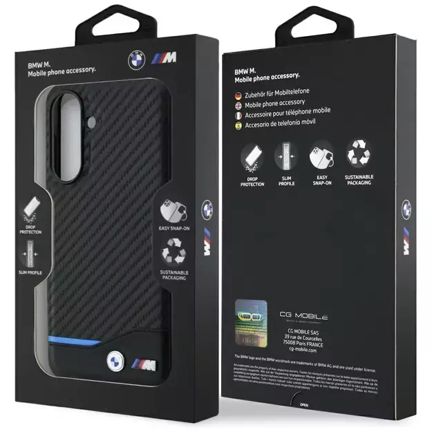 BMW M Carbon Case for Samsung Galaxy A56 - Black 6