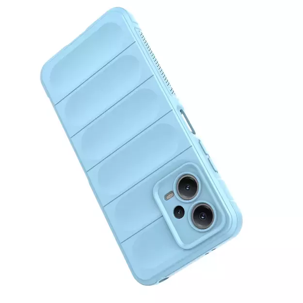 Magic Shield Case Cover for Xiaomi Redmi Note 12 5G / Poco X5 5G Flexible Armor Cover Light Blue 20
