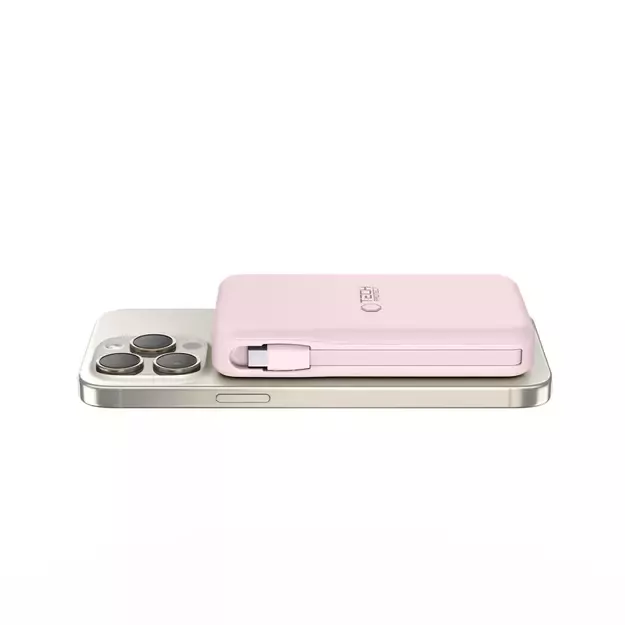 Powerbank Tech-Protect PB31 LifeMag MagSafe 10000 mAh - pink 4