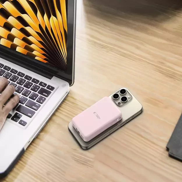 Powerbank Tech-Protect PB31 LifeMag MagSafe 10000 mAh - pink 8