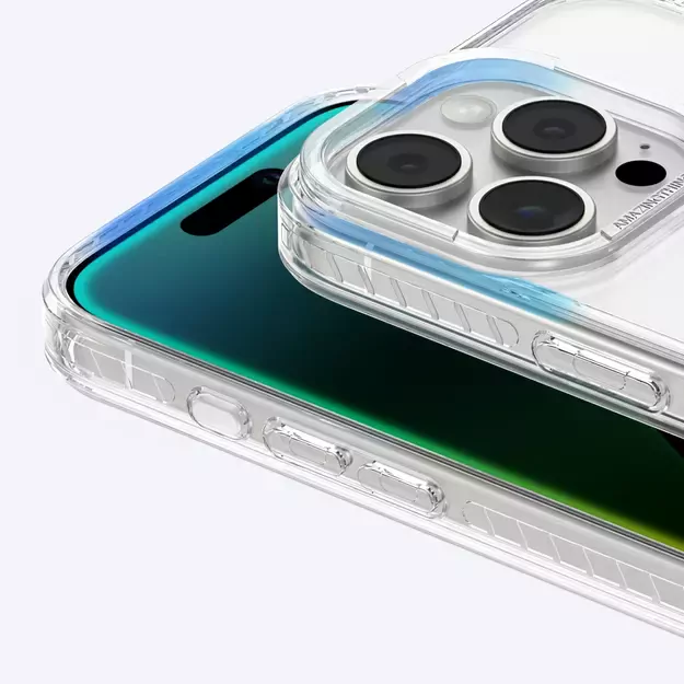 AmazingThing Titan Pro Mag Case with Magnetic Ring for iPhone 16 Pro - Transparent 6
