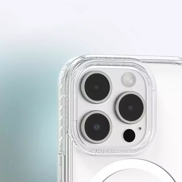 AmazingThing Titan Pro Mag Case with Magnetic Ring for iPhone 16 Pro - Transparent 10