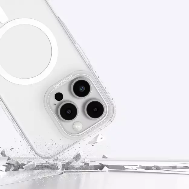 AmazingThing Titan Pro Mag Case with Magnetic Ring for iPhone 16 Pro - Transparent 8