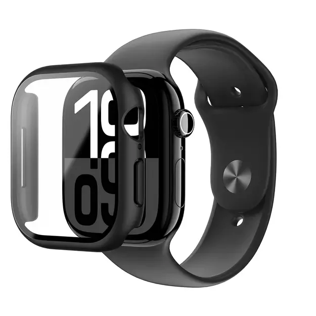 AmazingThing Radix Glass Case for Apple Watch 46mm – Black 15