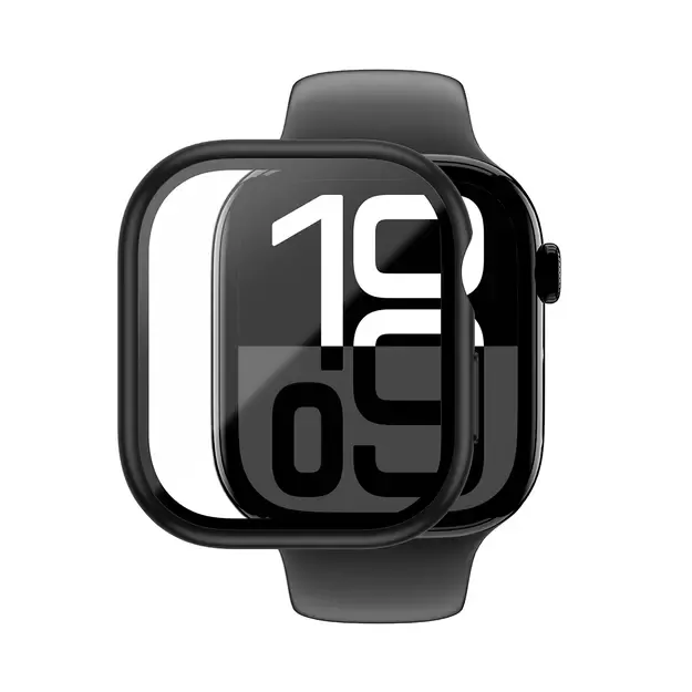 AmazingThing Radix Glass Case for Apple Watch 46mm – Black 11