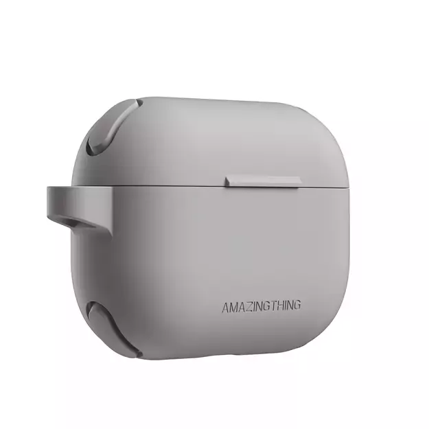 AmazingThing Omni Case for AirPods Pro 2 Silicone Case - Gray 1