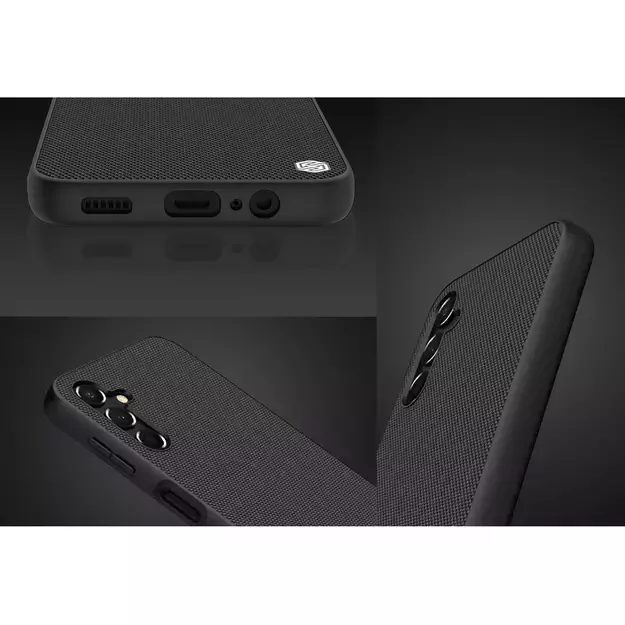 Nillkin Textured Case Case for Samsung Galaxy A14 5G / Galaxy A14 Reinforced Nylon Cover Black 14