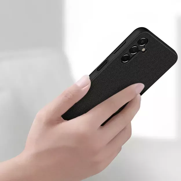 Nillkin Textured Case Case for Samsung Galaxy A14 5G / Galaxy A14 Reinforced Nylon Cover Black 11