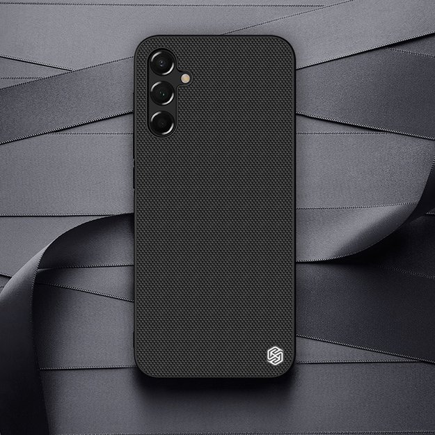 Nillkin Textured Case Case for Samsung Galaxy A14 5G / Galaxy A14 Reinforced Nylon Cover Black 1