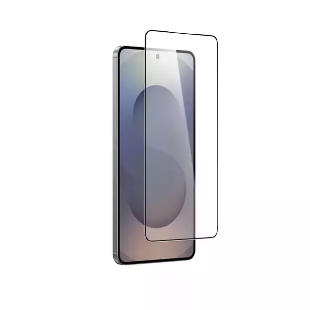 AmazingThing Radix Full Glass Tempered Glass with Black Frame for Samsung S25 Edge 1