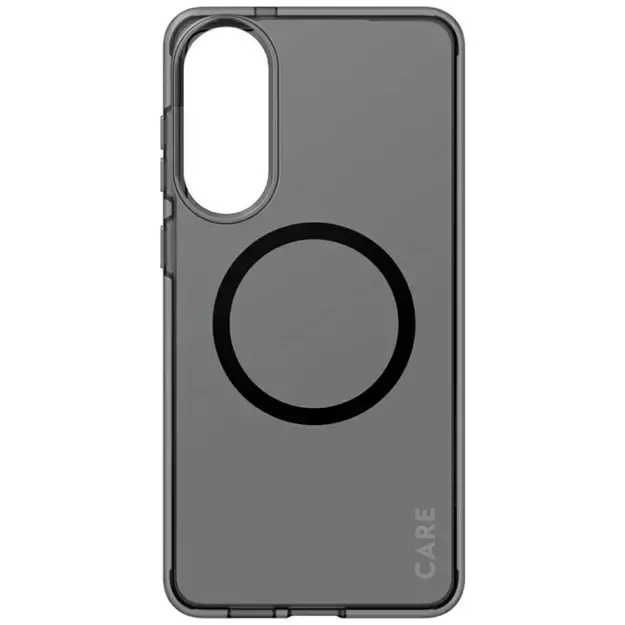CARE by PanzerGlass Flagship Urban Combat Black QI Case for Samsung Galaxy S25 Edge - Semi-transparent 2