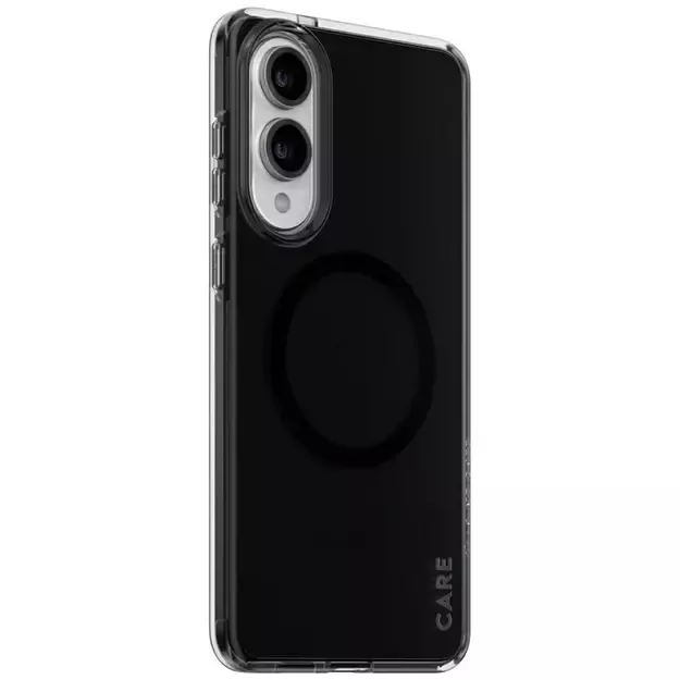 CARE by PanzerGlass Flagship Urban Combat Black QI Case for Samsung Galaxy S25 Edge - Semi-transparent 1