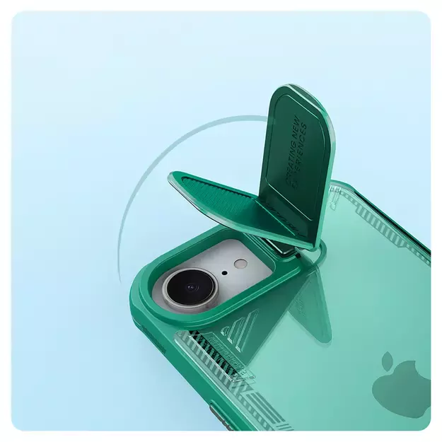 Nillkin Iceblade Prop Case with Lens Cover and Stand for iPhone 16e - Green 9