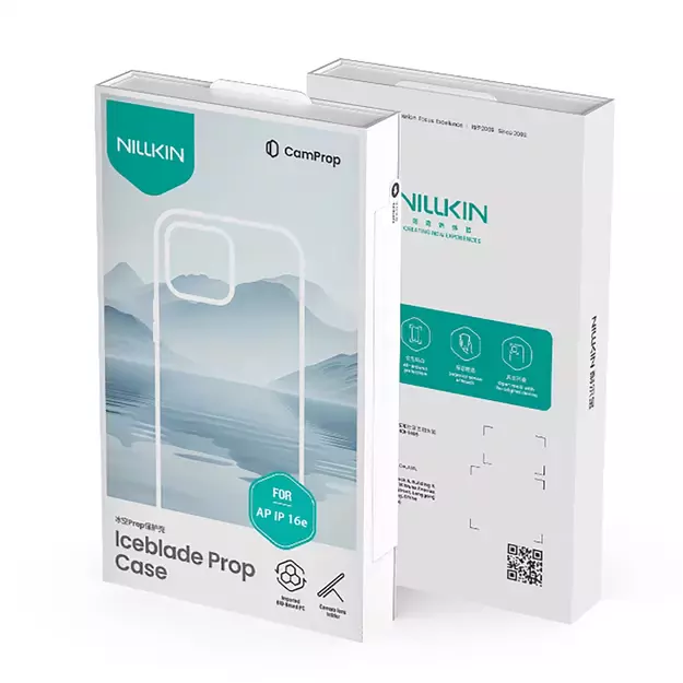 Nillkin Iceblade Prop Case with Lens Cover and Stand for iPhone 16e - Green 12