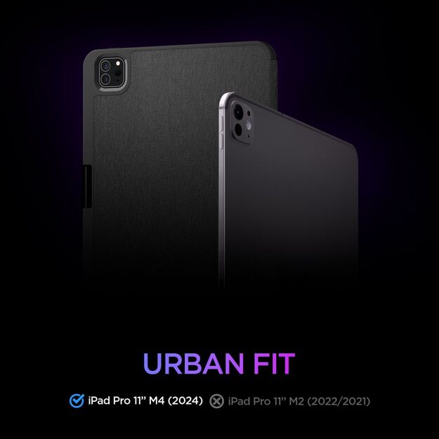 Spigen Urban Fit iPad Pro 11&quot  2024 Case - Black 12