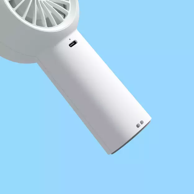 Jisulife Handheld Fan Life5 Plus 4000mAh Portable Mini Blower USB Fan - White 4