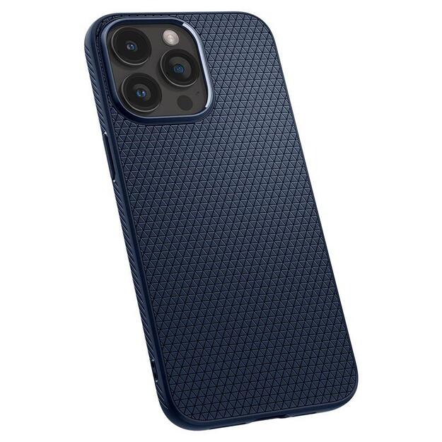 Spigen Liquid Air Case for iPhone 15 Pro Max - Blue 17