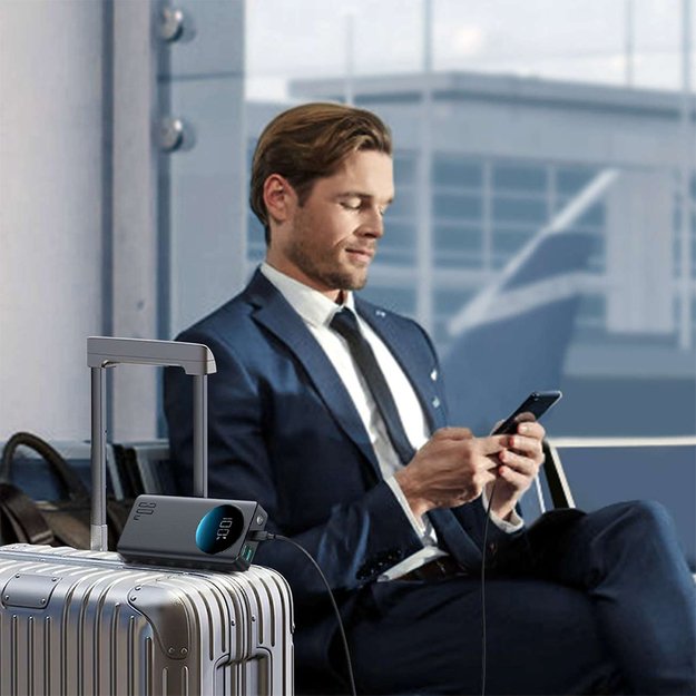 Powerbank Joyroom JR-PBF02 30W 20000mAh + USB-A - USB-C cable 0.25m - black 3