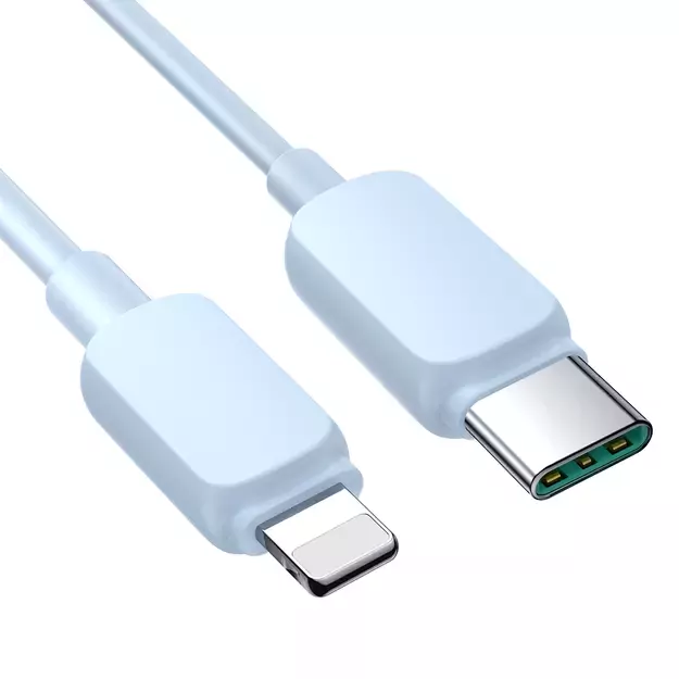 Joyroom Multi-Color Series A14 USB-C / Lightning 20W Cable 1.2 m - Blue 2