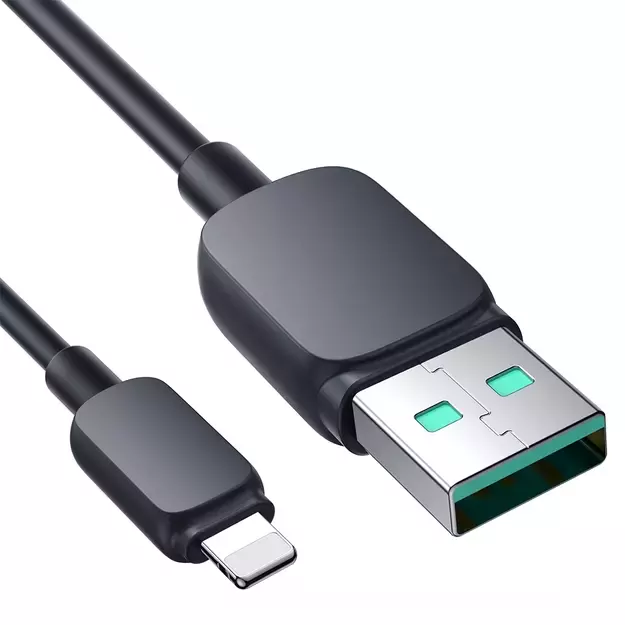 Joyroom Multi-Color Series A14 Lightning / USB-A 2.4A Cable 2 m - Black 2