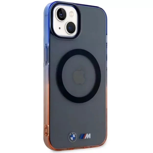 Case BMW BMHMP14SHTGE iPhone 14 6.1&quot  grey/grey hardcase Gradient Bumper MagSafe 3