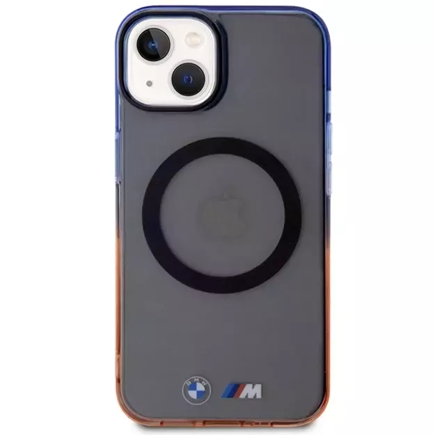 Case BMW BMHMP14SHTGE iPhone 14 6.1&quot  grey/grey hardcase Gradient Bumper MagSafe 2