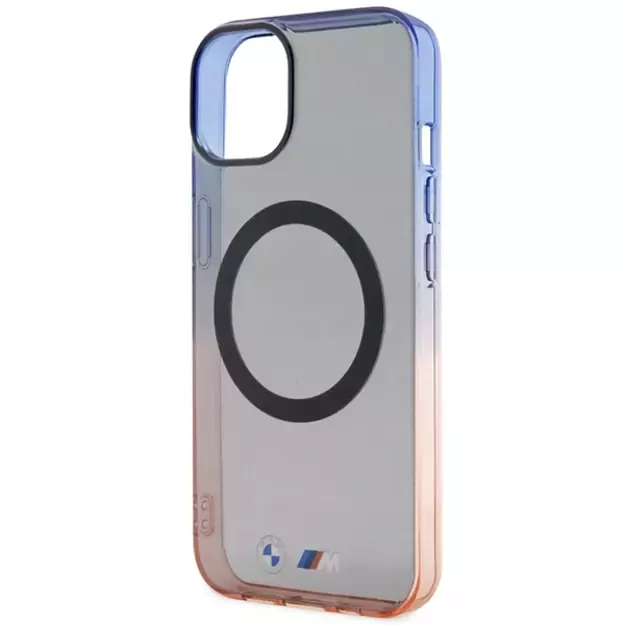 Case BMW BMHMP14SHTGE iPhone 14 6.1&quot  grey/grey hardcase Gradient Bumper MagSafe 5