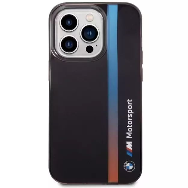 Case BMW BMHCP14L22HVGV iPhone 14 Pro 6.1&quot  black/black IML Tricolor Stripe 9